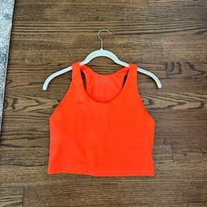 Athleta Women’s Orange cropped athletic tank top